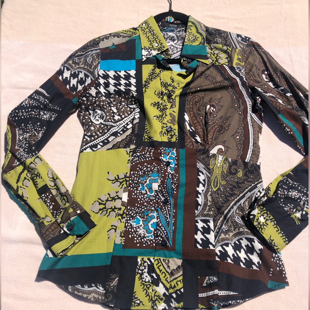 Etro Italian printed button down